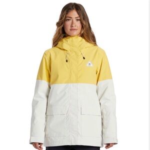 NWT - DC Cruiser Technical Yellow and White Women's Jacket